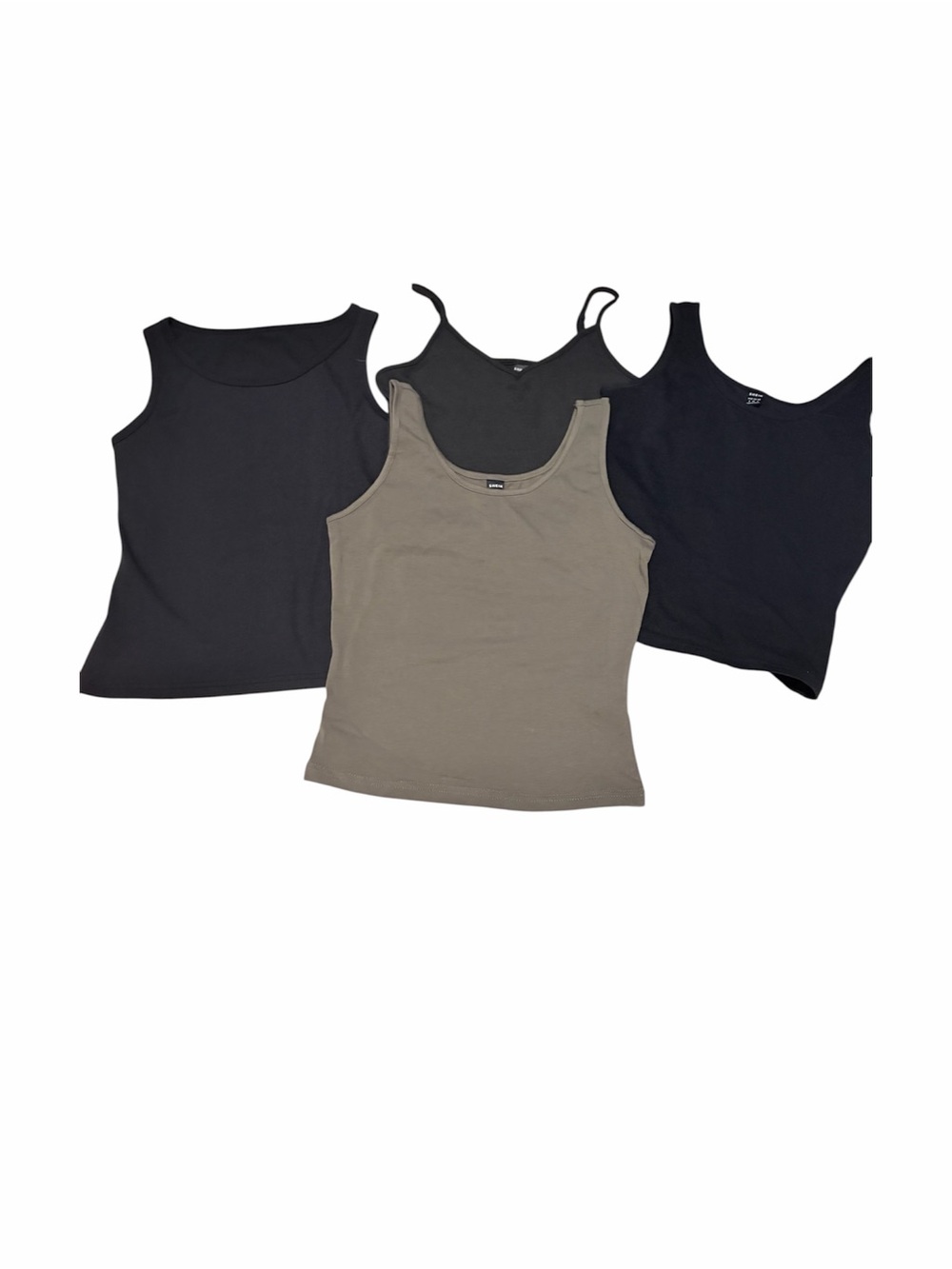 Shein small Set of 4 Basic Layering Tank Tops